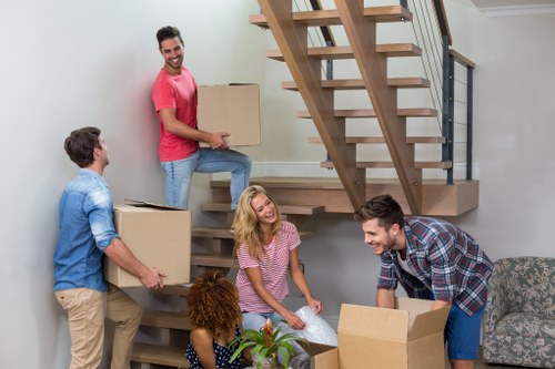Office removals team planning a Surrey business relocation