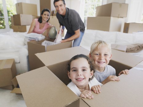 Careful packing of household items and fragile belongings in Surrey
