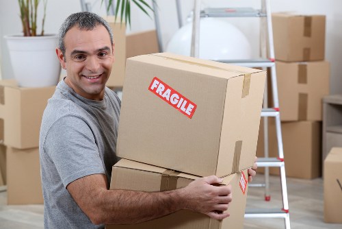 Man with van service helping with a residential move in Surrey