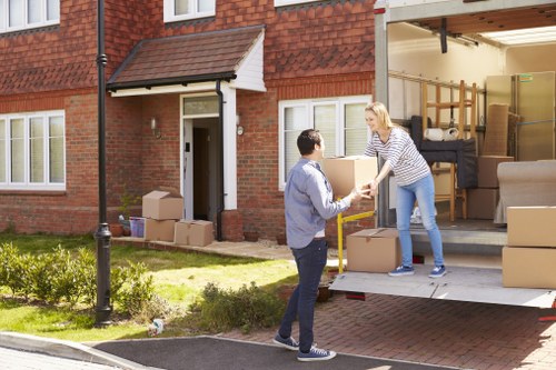 Man And A Van Surrey team preparing a safe moving job with protective handling