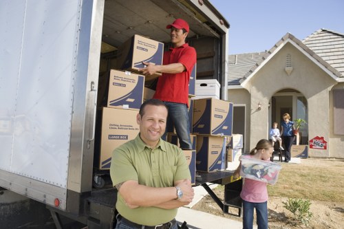 Commercial moving team planning an office relocation in Surrey