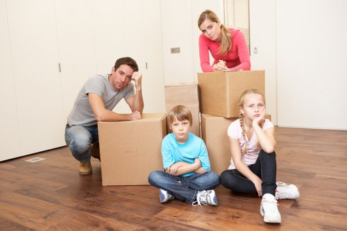 Risk assessment being carried out before a man and van Surrey move