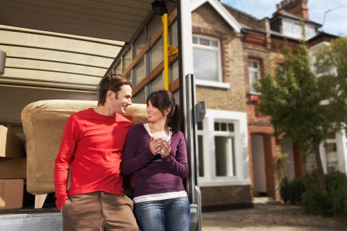 Low-carbon van used for sustainable removals in Surrey
